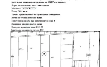 Auction image Земеделска земя/имот, ферма, парник/оранжерия