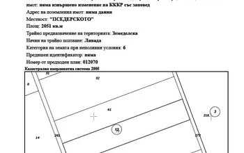 Auction image Земеделска земя/имот, ферма, парник/оранжерия